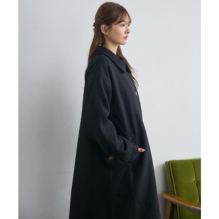 80's 90's vintage taste 変形 ドレープ ブラック コート 80's 90's vintage taste 変形 ドレープ ブラック コート