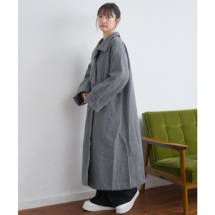 2wayスタンドネックコート[品番：RTGW0007542]｜RETRO GIRL