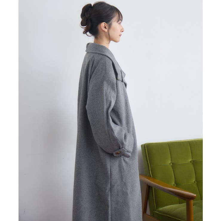 2wayスタンドネックコート[品番：RTGW0007542]｜RETRO GIRL
