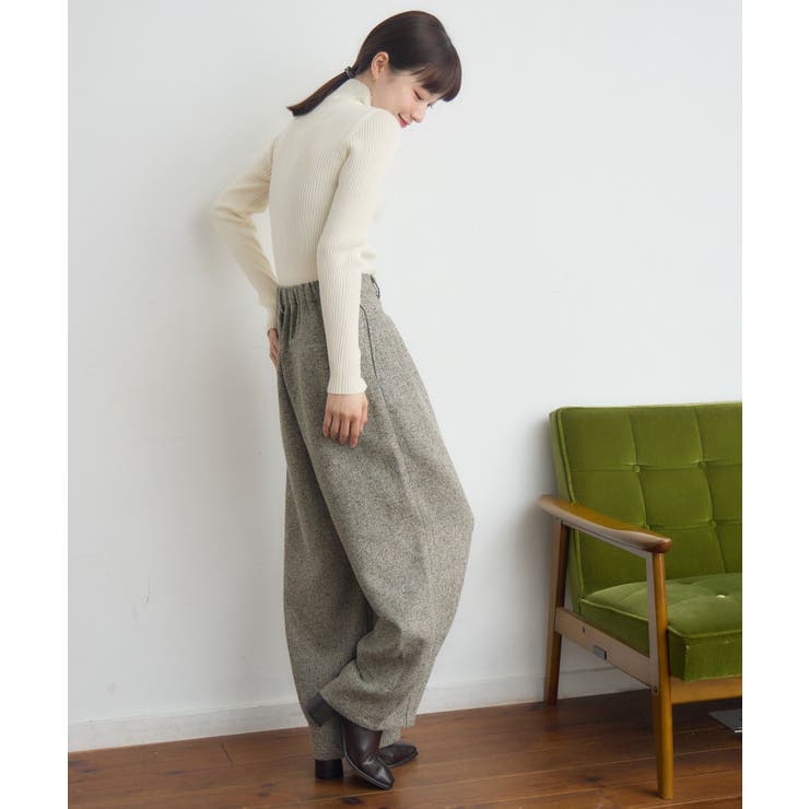 【WEB限定カラー追加】リブハイネックニット | RETRO GIRL | 詳細画像10 