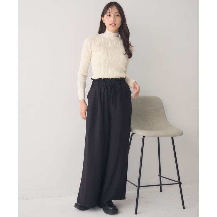 【WEB限定カラー追加】リブハイネックニット | RETRO GIRL | 詳細画像16 