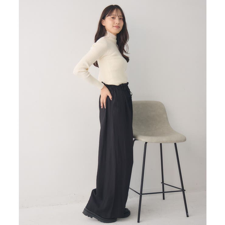 【WEB限定カラー追加】リブハイネックニット | RETRO GIRL | 詳細画像17 