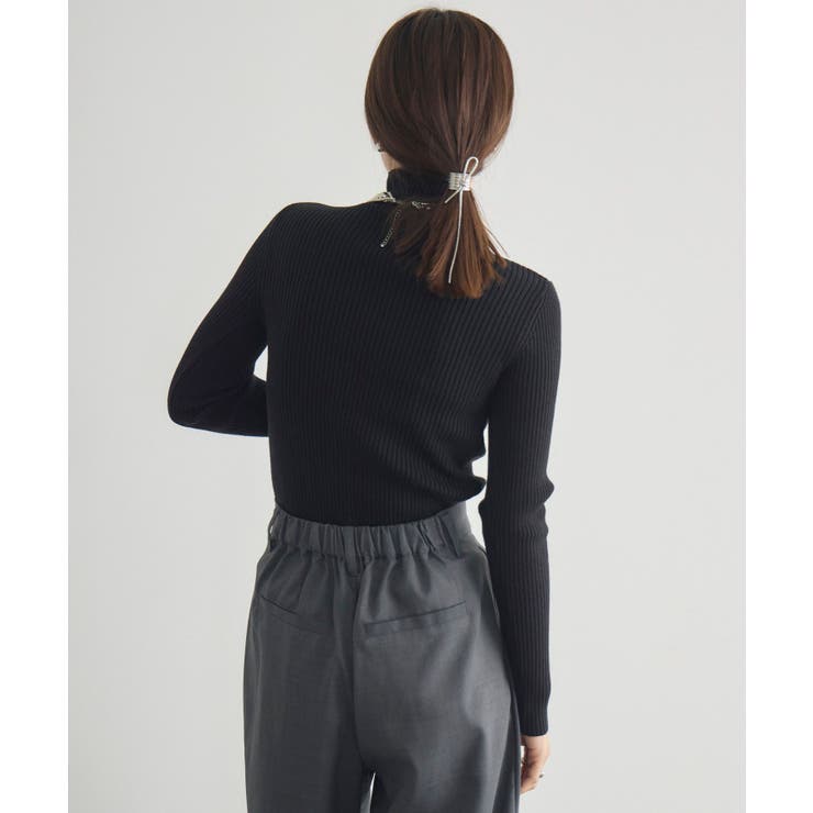 【WEB限定カラー追加】リブハイネックニット | RETRO GIRL | 詳細画像23 