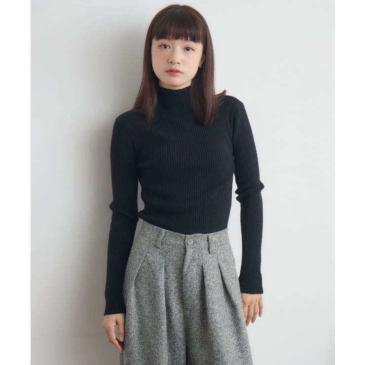 【WEB限定カラー追加】リブハイネックニット | RETRO GIRL | 詳細画像26 