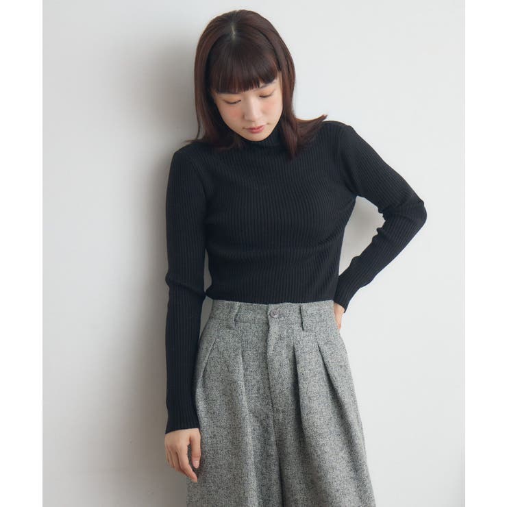 【WEB限定カラー追加】リブハイネックニット | RETRO GIRL | 詳細画像27 