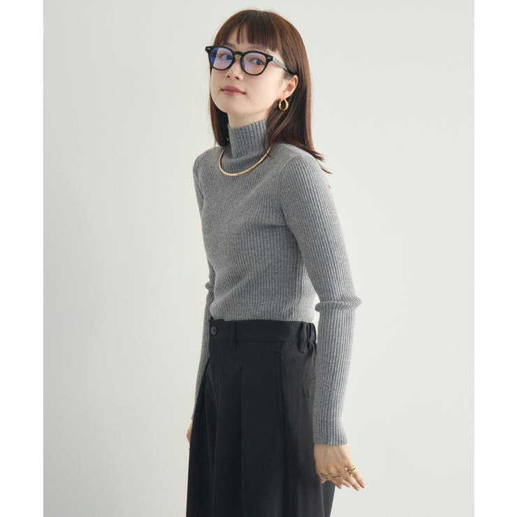 【WEB限定カラー追加】リブハイネックニット | RETRO GIRL | 詳細画像37 
