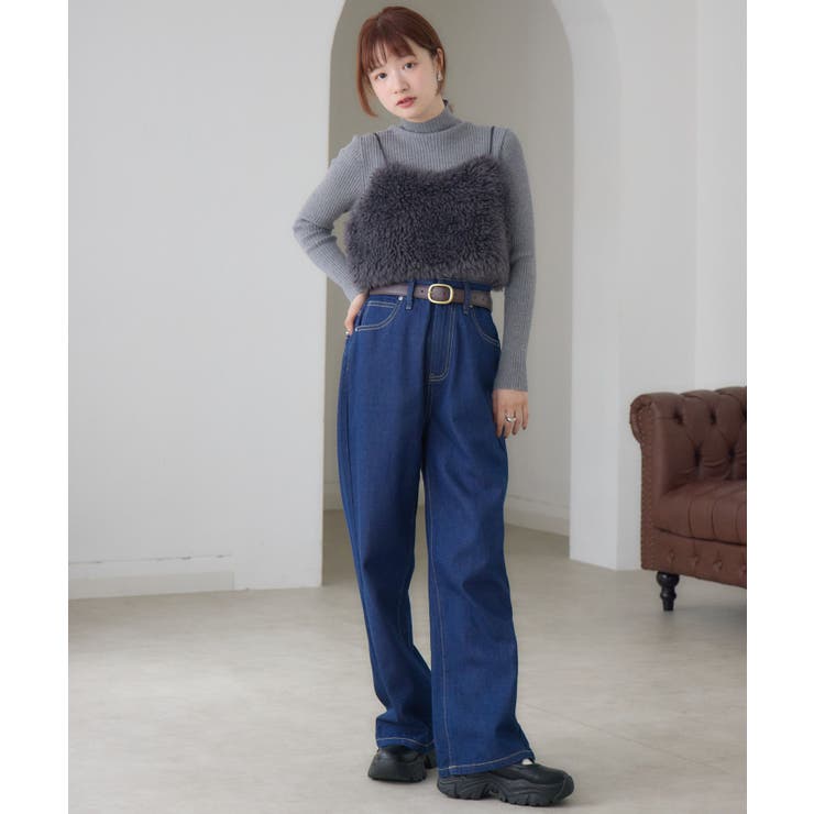 【WEB限定カラー追加】リブハイネックニット | RETRO GIRL | 詳細画像40 