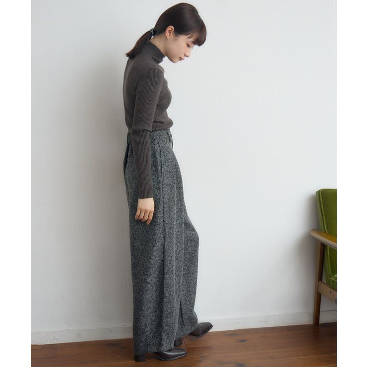 【WEB限定カラー追加】リブハイネックニット | RETRO GIRL | 詳細画像44 