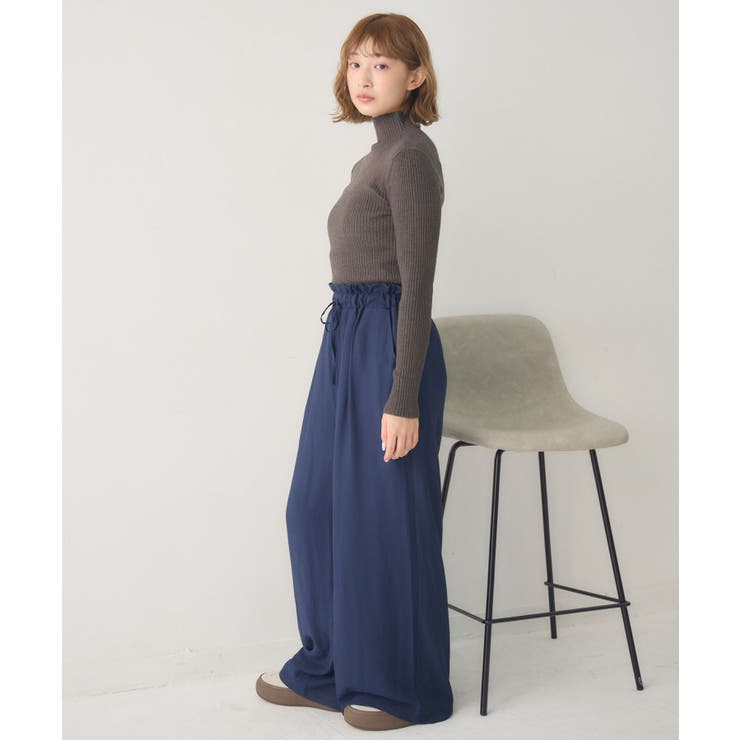 【WEB限定カラー追加】リブハイネックニット | RETRO GIRL | 詳細画像50 