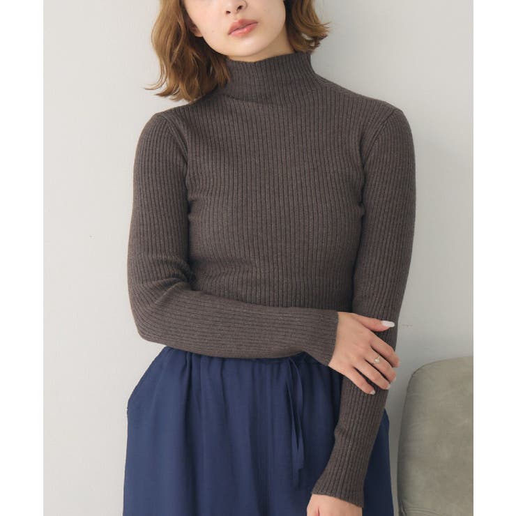 【美品】reverve ハイネック ニットセーター WEB限定カラー追加】リブハイネックニット|RETRO GIRL | RETRO