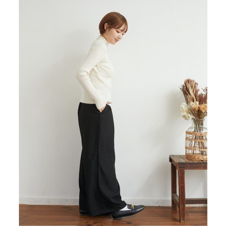 リブタートルニット ■レトロガール■着回し抜群/リブニット/インナー | RETRO GIRL | 詳細画像13 