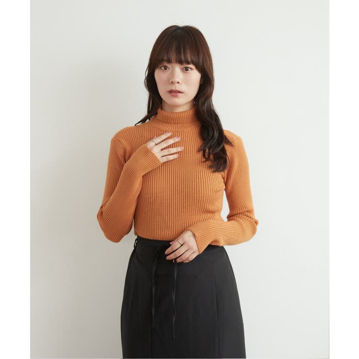 リブタートルニット ■レトロガール■着回し抜群/リブニット/インナー | RETRO GIRL | 詳細画像23 