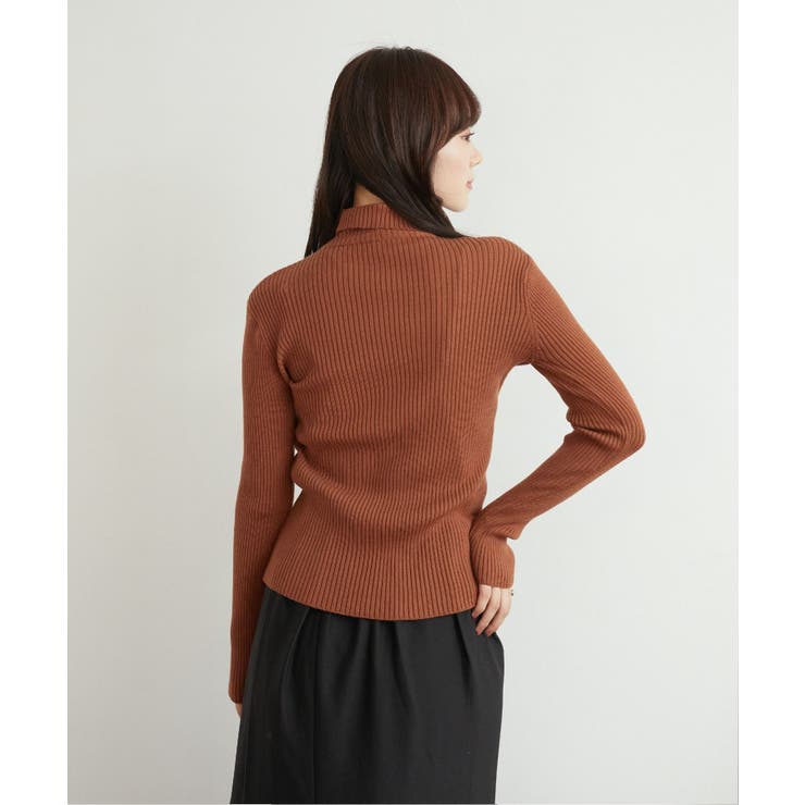 リブタートルニット ■レトロガール■着回し抜群/リブニット/インナー | RETRO GIRL | 詳細画像32 