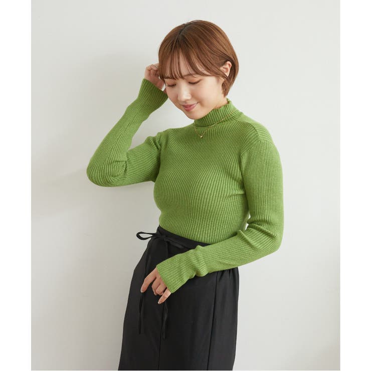 リブタートルニット ■レトロガール■着回し抜群/リブニット/インナー | RETRO GIRL | 詳細画像38 