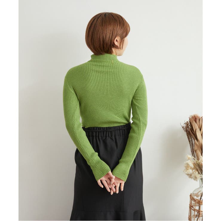 リブタートルニット ■レトロガール■着回し抜群/リブニット/インナー | RETRO GIRL | 詳細画像40 