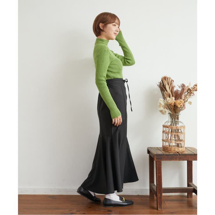 リブタートルニット ■レトロガール■着回し抜群/リブニット/インナー | RETRO GIRL | 詳細画像43 