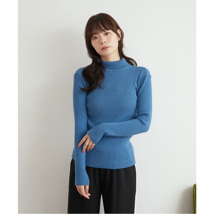 リブタートルニット ■レトロガール■着回し抜群/リブニット/インナー | RETRO GIRL | 詳細画像45 