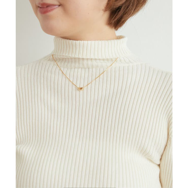 リブタートルニット ■レトロガール■着回し抜群/リブニット/インナー | RETRO GIRL | 詳細画像6 