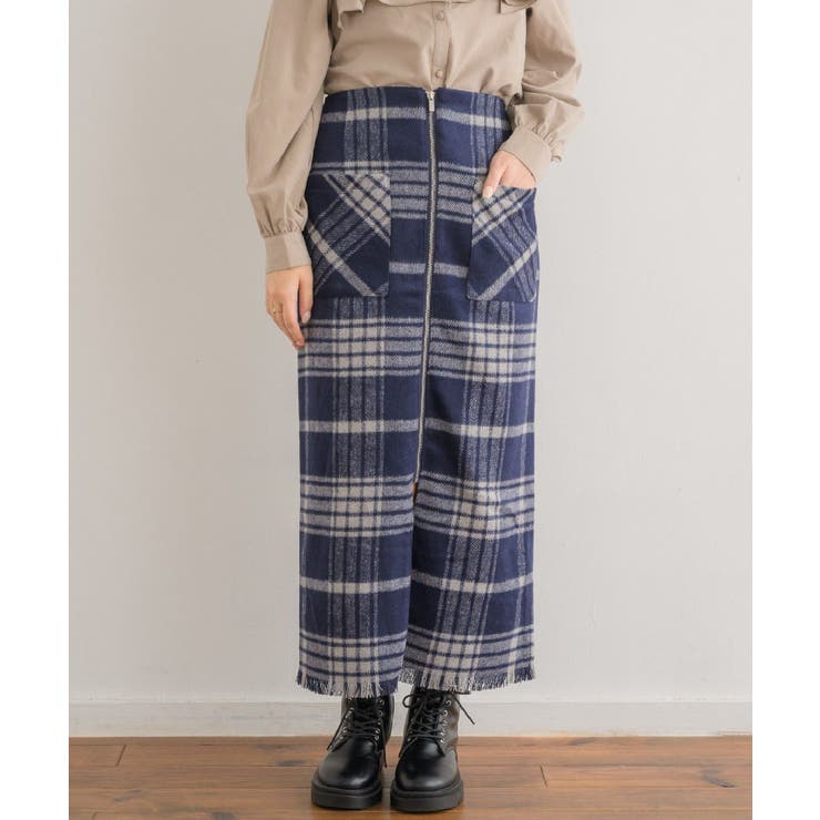 C/BLU | 前ジップナローSK | RETRO GIRL