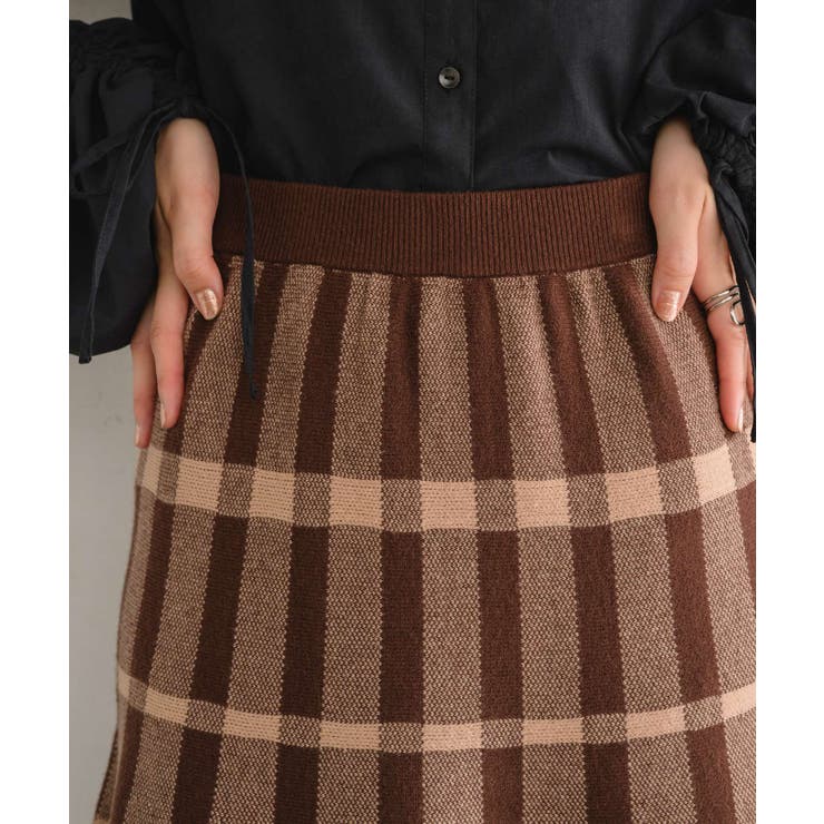 フォクシー・プリーツニットスカート・き今週末まで出品 楽天市場】クラシカルな千鳥格子柄ニットプリーツスカート