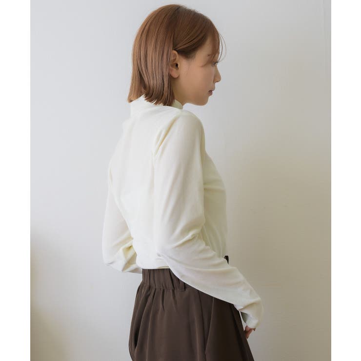 ベロアハイネックトップス | RETRO GIRL | 詳細画像10 
