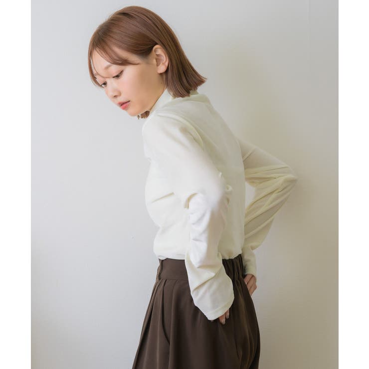 ベロアハイネックトップス | RETRO GIRL | 詳細画像12 