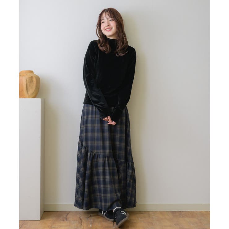 ベロアハイネックトップス | RETRO GIRL | 詳細画像13 