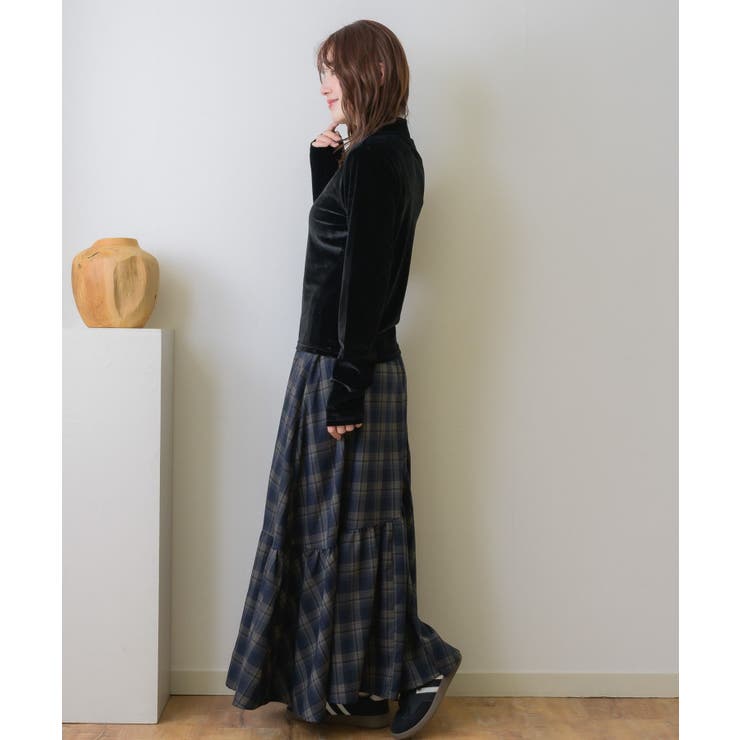 ベロアハイネックトップス | RETRO GIRL | 詳細画像16 