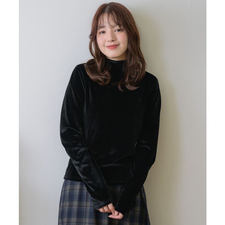 ベロアハイネックトップス | RETRO GIRL | 詳細画像17 