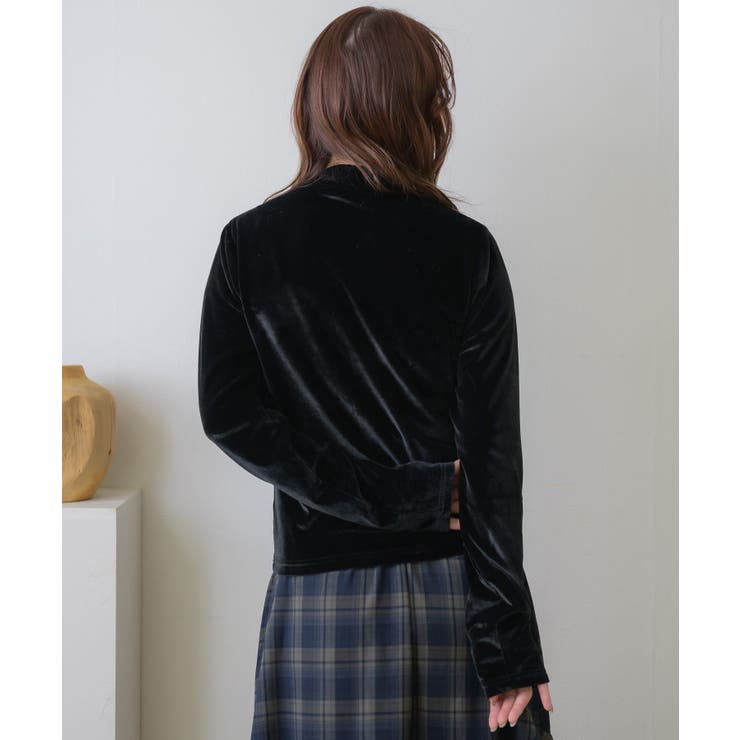 ベロアハイネックトップス | RETRO GIRL | 詳細画像19 