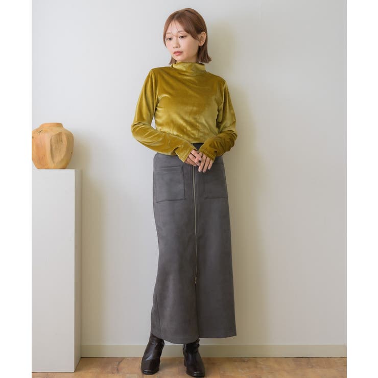 ベロアハイネックトップス | RETRO GIRL | 詳細画像21 