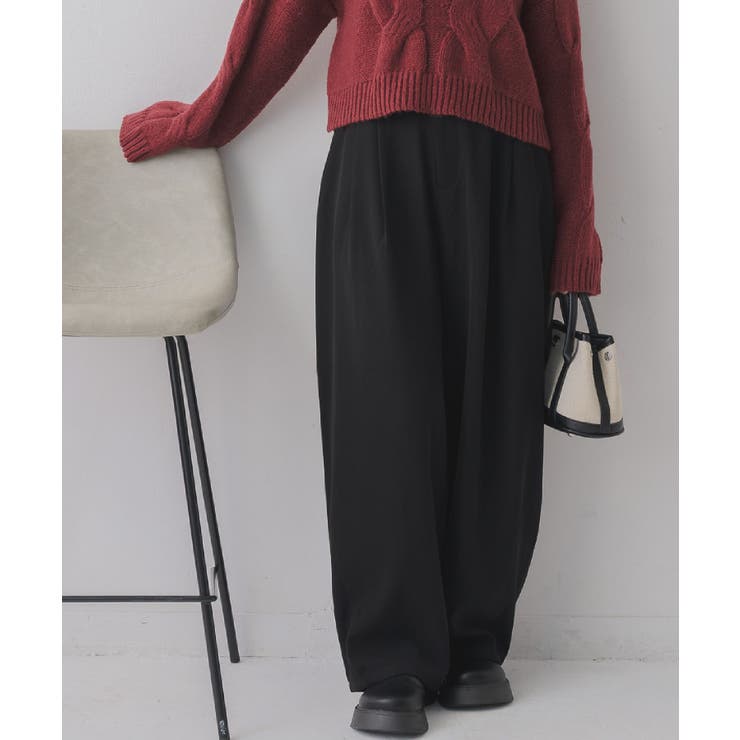 BLK1 | コクーンシルエットPT | RETRO GIRL