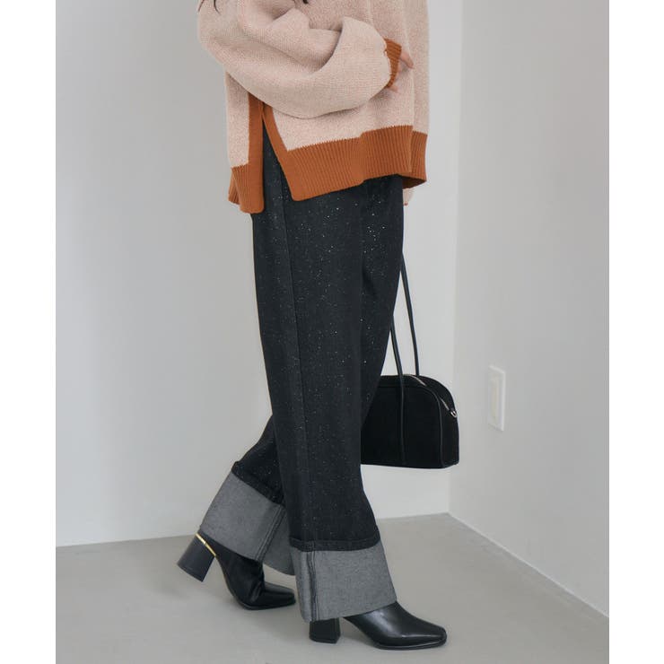 ロールアップラメデニムPT | RETRO GIRL | 詳細画像24 