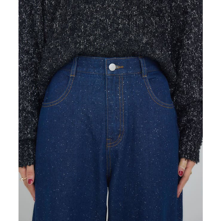 ロールアップラメデニムPT | RETRO GIRL | 詳細画像31 