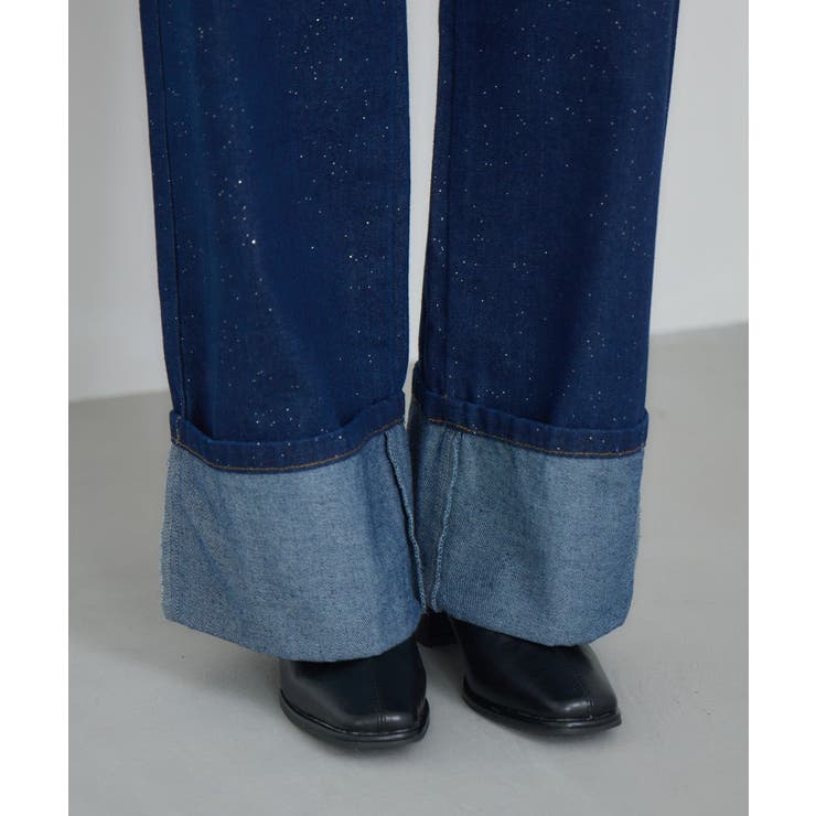 ロールアップラメデニムPT | RETRO GIRL | 詳細画像33 