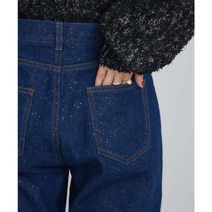 ロールアップラメデニムPT | RETRO GIRL | 詳細画像35 