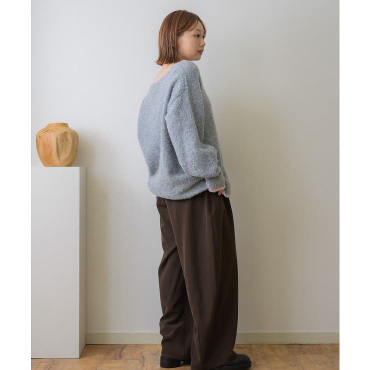 バイカラーBIGカーデ | RETRO GIRL | 詳細画像15 