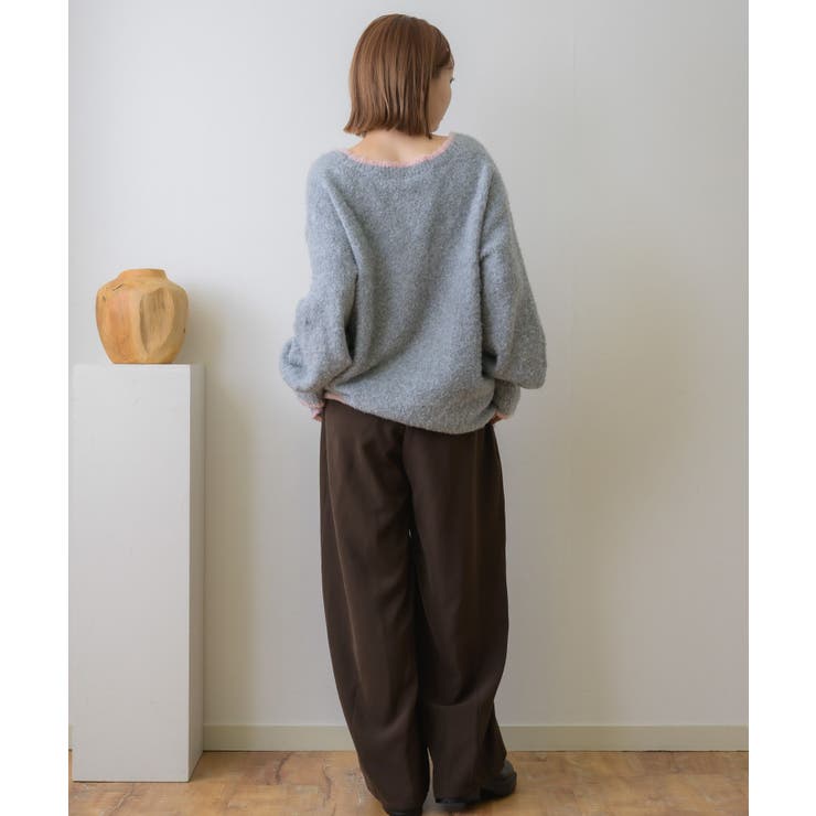 バイカラーBIGカーデ | RETRO GIRL | 詳細画像16 