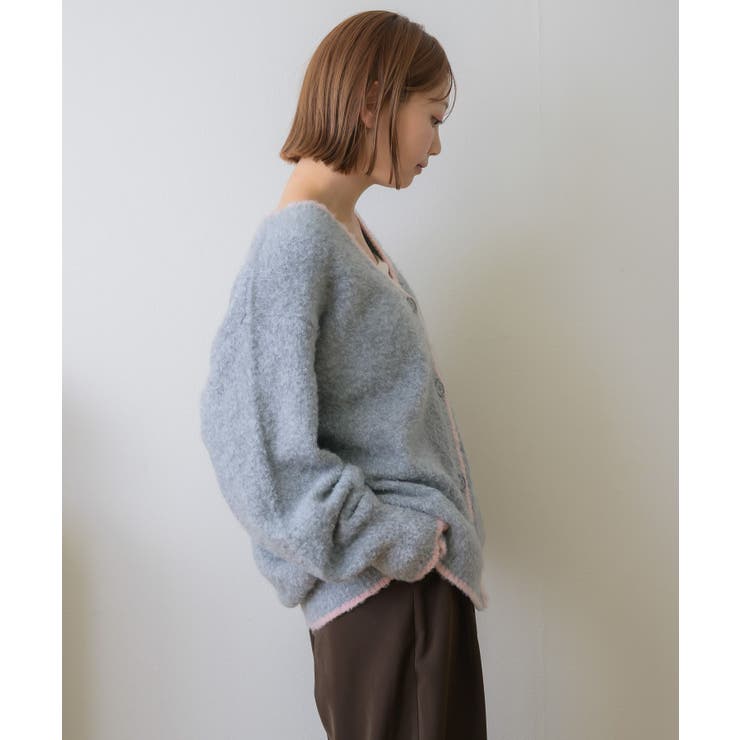 バイカラーBIGカーデ | RETRO GIRL | 詳細画像20 