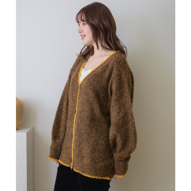 バイカラーBIGカーデ | RETRO GIRL | 詳細画像31 