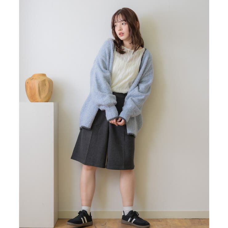 バイカラーBIGカーデ | RETRO GIRL | 詳細画像33 