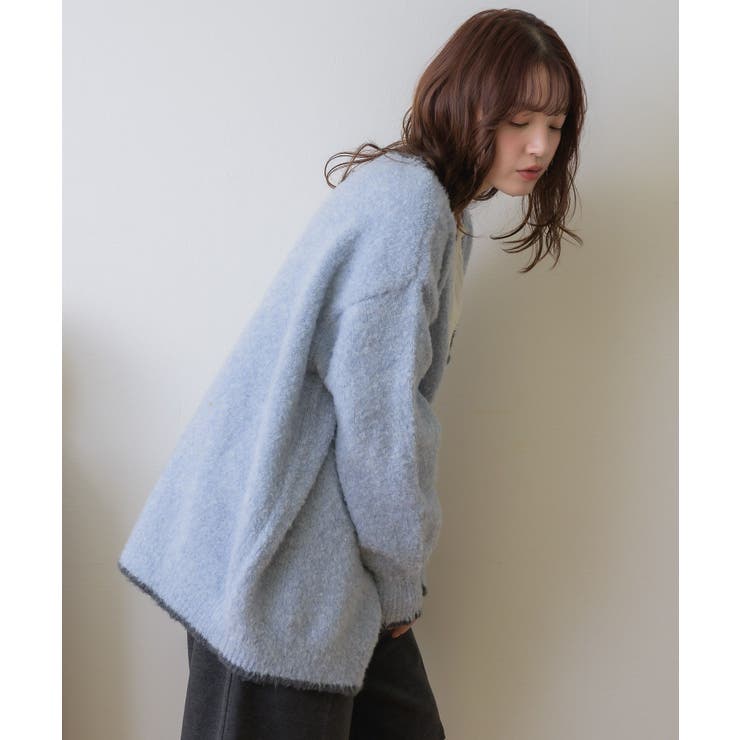 バイカラーBIGカーデ | RETRO GIRL | 詳細画像40 