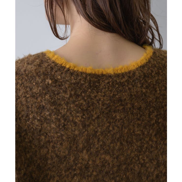 バイカラーBIGカーデ | RETRO GIRL | 詳細画像47 