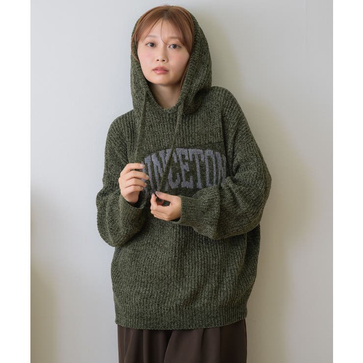 フーディーモールニット | RETRO GIRL | 詳細画像10 