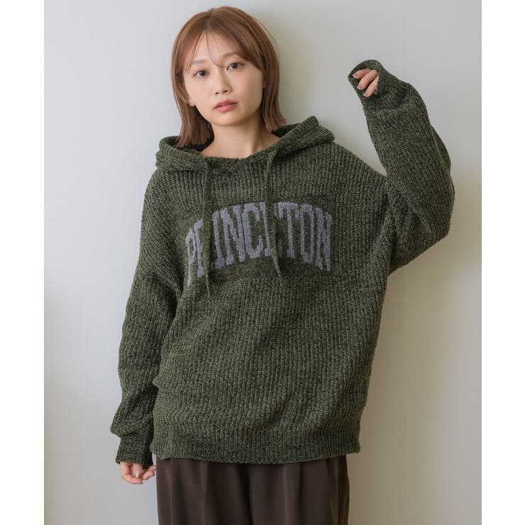 フーディーモールニット | RETRO GIRL | 詳細画像11 