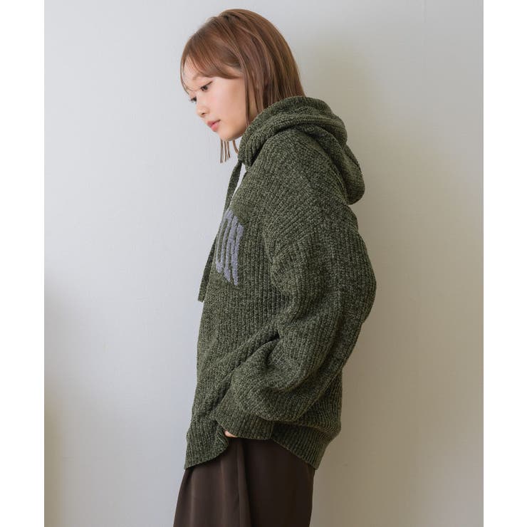 フーディーモールニット | RETRO GIRL | 詳細画像14 