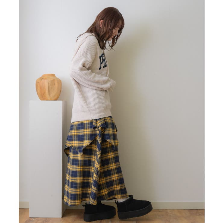 フーディーモールニット | RETRO GIRL | 詳細画像16 