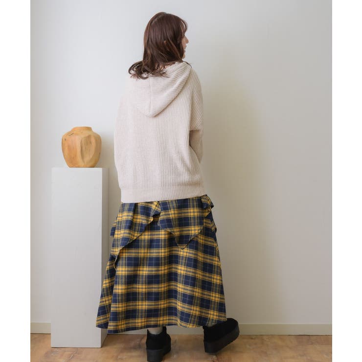 フーディーモールニット | RETRO GIRL | 詳細画像17 