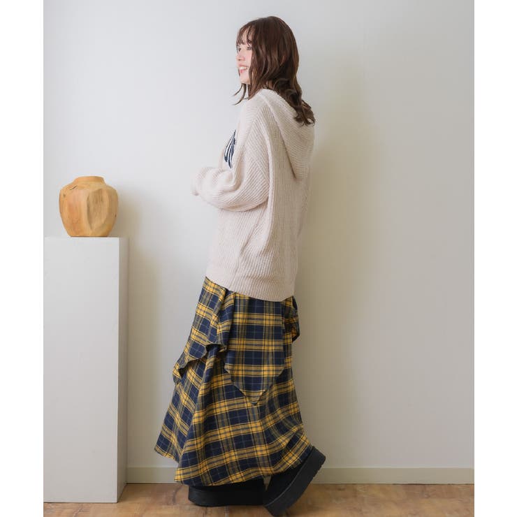 フーディーモールニット | RETRO GIRL | 詳細画像18 