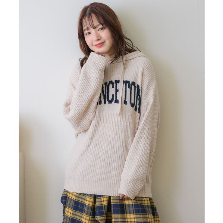 フーディーモールニット | RETRO GIRL | 詳細画像19 